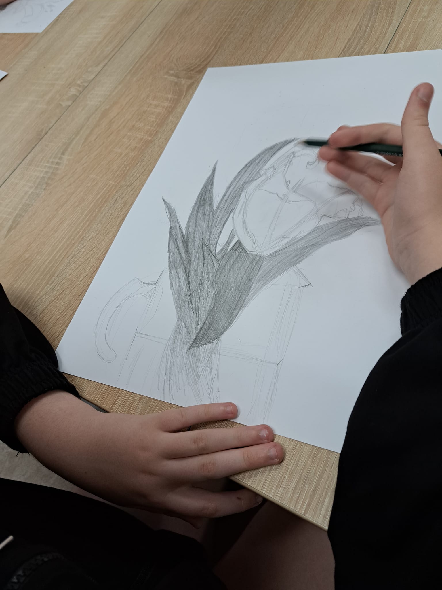 Zajęcia plastyczne - rysunek z natury